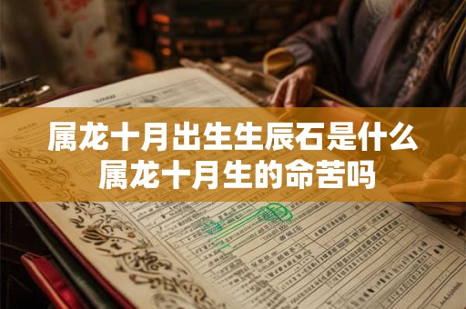 属龙十月出生生辰石是什么 属龙十月生的命苦吗