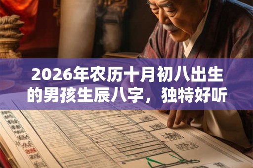 2026年农历十月初八出生的男孩生辰八字，独特好听的名字