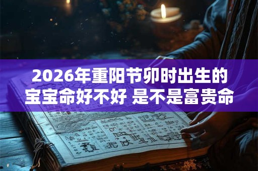 2026年重阳节卯时出生的宝宝命好不好 是不是富贵命