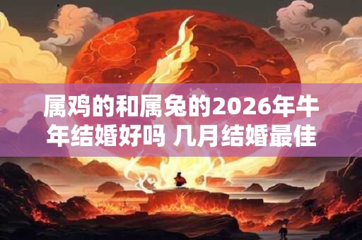 属鸡的和属兔的2026年牛年结婚好吗 几月结婚最佳