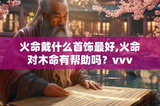火命戴什么首饰最好,火命对木命有帮助吗？vvv
