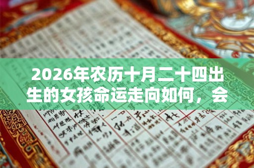2026年农历十月二十四出生的女孩命运走向如何，会旺夫吗？