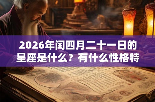 2026年闰四月二十一日的星座是什么？有什么性格特点？