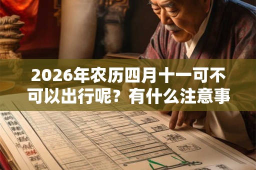 2026年农历四月十一可不可以出行呢？有什么注意事项？