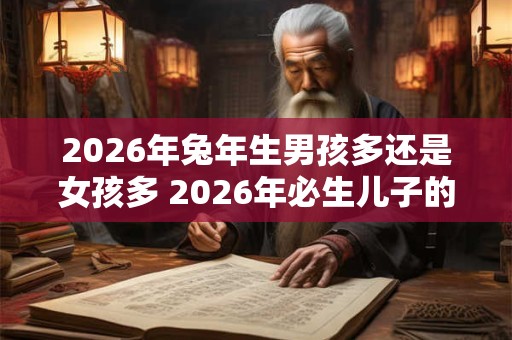 2026年兔年生男孩多还是女孩多 2026年必生儿子的属相