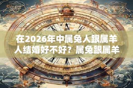 在2026年中属兔人跟属羊人结婚好不好？属兔跟属羊婚姻好吗？