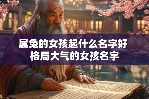 属兔的女孩起什么名字好 格局大气的女孩名字