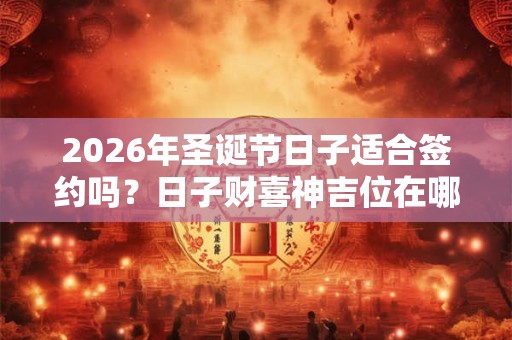 2026年圣诞节日子适合签约吗？日子财喜神吉位在哪？