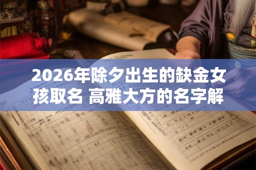 2026年除夕出生的缺金女孩取名 高雅大方的名字解析