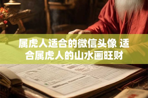属虎人适合的微信头像 适合属虎人的山水画旺财