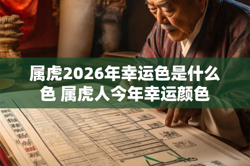 属虎2026年幸运色是什么色 属虎人今年幸运颜色