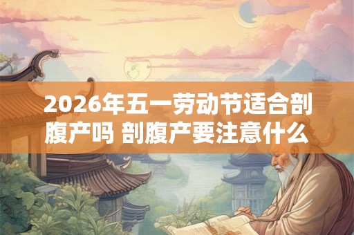 2026年五一劳动节适合剖腹产吗 剖腹产要注意什么