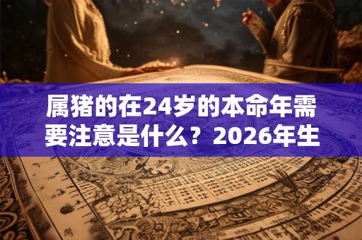 属猪的在24岁的本命年需要注意是什么？2026年生肖猪多少岁？