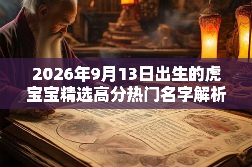 2026年9月13日出生的虎宝宝精选高分热门名字解析