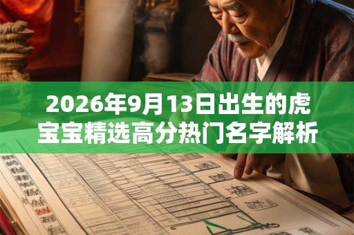 2026年9月13日出生的虎宝宝精选高分热门名字解析