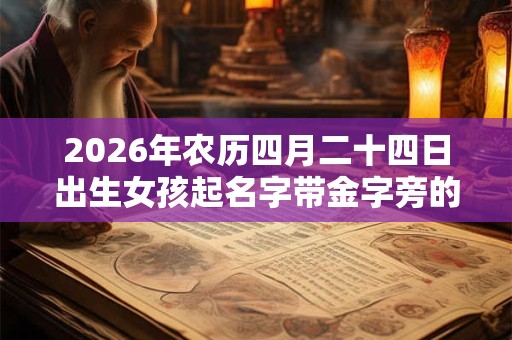 2026年农历四月二十四日出生女孩起名字带金字旁的有哪些字