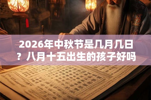 2026年中秋节是几月几日？八月十五出生的孩子好吗？
