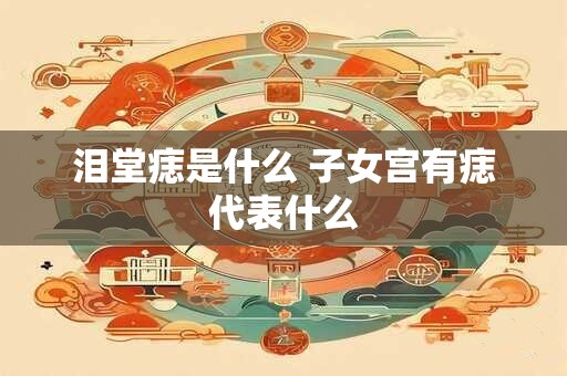 泪堂痣是什么 子女宫有痣代表什么