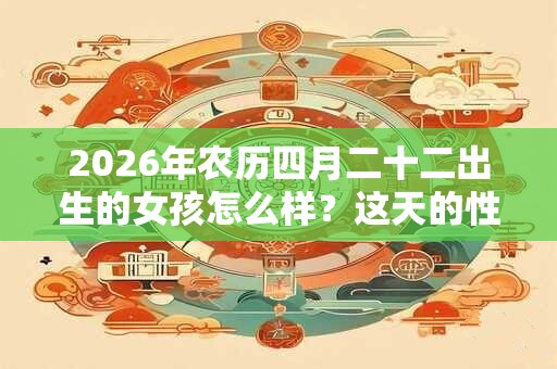 2026年农历四月二十二出生的女孩怎么样？这天的性格如何？