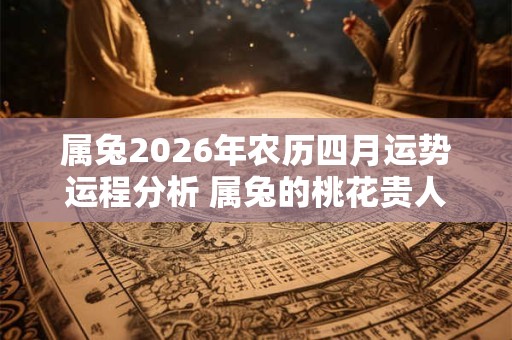 属兔2026年农历四月运势运程分析 属兔的桃花贵人是谁
