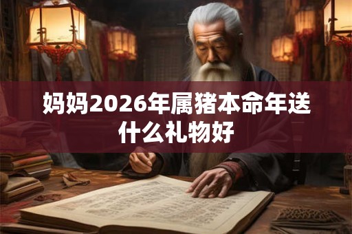 妈妈2026年属猪本命年送什么礼物好