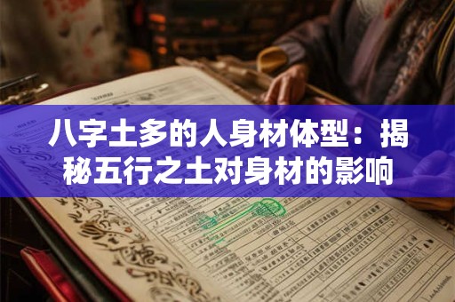 八字土多的人身材体型:揭秘五行之土对身材的影响 八字土多的人身材体型:揭秘五行之土对身材的影响