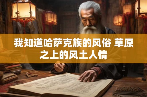 我知道哈萨克族的风俗 草原之上的风土人情