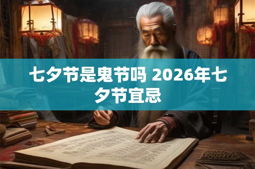 七夕节是鬼节吗 2026年七夕节宜忌