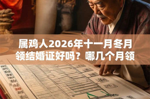 属鸡人2026年十一月冬月领结婚证好吗？哪几个月领证结婚好？