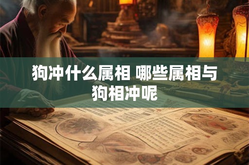 狗冲什么属相 哪些属相与狗相冲呢