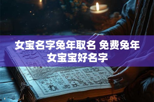 女宝名字兔年取名 免费兔年女宝宝好名字