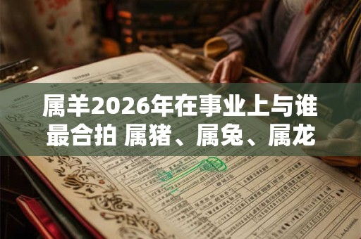 属羊2026年在事业上与谁最合拍 属猪、属兔、属龙
