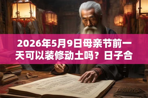 2026年5月9日母亲节前一天可以装修动土吗？日子合适吗？