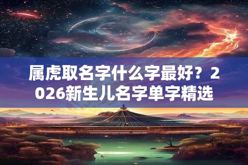 属虎取名字什么字最好？2026新生儿名字单字精选