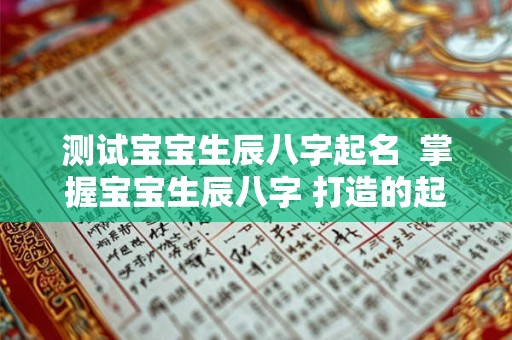测试宝宝生辰八字起名 掌握宝宝生辰八字 打造的起名宝典 测试宝宝生辰八字起名 掌握宝宝生辰八字 打造的起名宝典