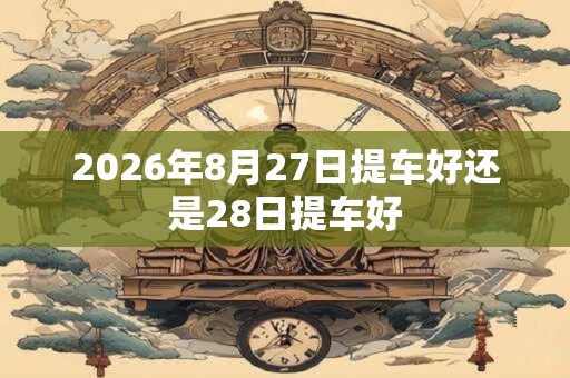 2026年8月27日提车好还是28日提车好