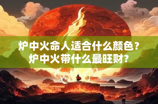 炉中火命人适合什么颜色？炉中火带什么最旺财？