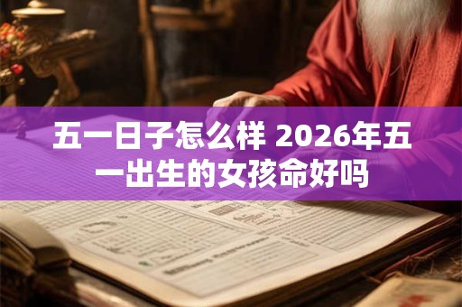 五一日子怎么样 2026年五一出生的女孩命好吗
