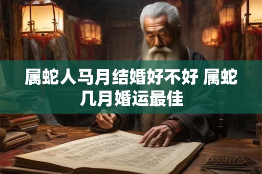 属蛇人马月结婚好不好 属蛇几月婚运最佳