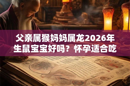 父亲属猴妈妈属龙2026年生鼠宝宝好吗？怀孕适合吃什么？