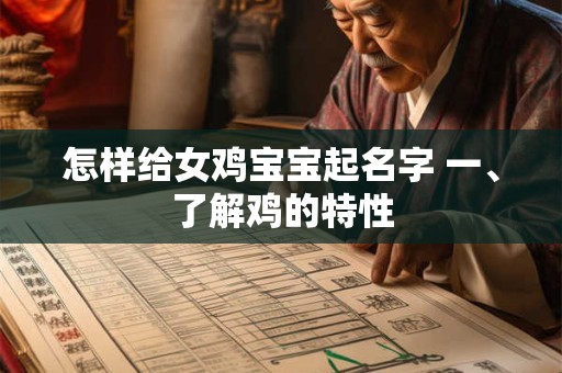 怎样给女鸡宝宝起名字 一、了解鸡的特性