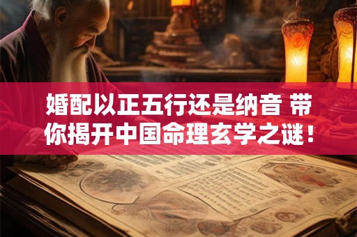 婚配以正五行还是纳音 带你揭开中国命理玄学之谜! 婚配以正五行还是纳音 带你揭开中国命理玄学之谜!