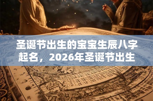 圣诞节出生的宝宝生辰八字起名,2026年圣诞节出生的宝宝五行缺什么? 圣诞节出生的宝宝生辰八字起名,2026年圣诞节出生的宝宝五行缺什么?