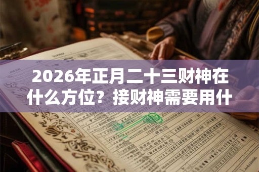 2026年正月二十三财神在什么方位？接财神需要用什么？
