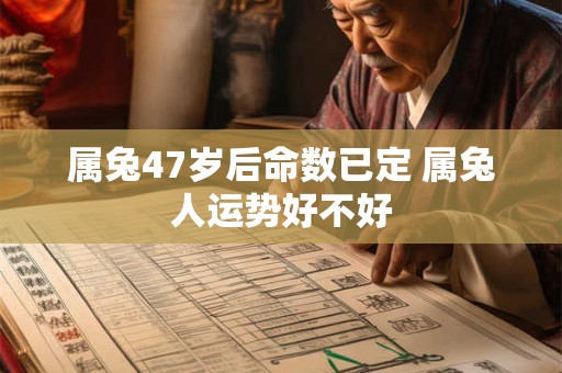 属兔47岁后命数已定 属兔人运势好不好 属兔47岁后命数已定 属兔人运势好不好