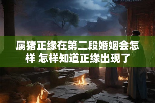 属猪正缘在第二段婚姻会怎样 怎样知道正缘出现了 属猪正缘在第二段婚姻会怎样 怎样知道正缘出现了
