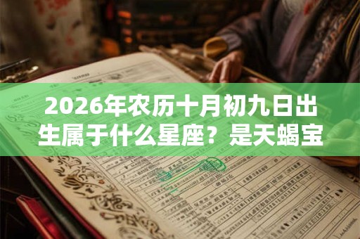 2026年农历十月初九日出生属于什么星座？是天蝎宝宝吗