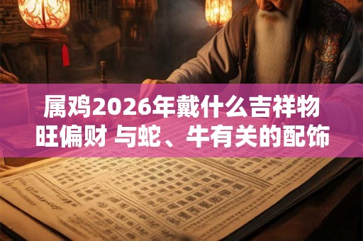 属鸡2026年戴什么吉祥物旺偏财 与蛇、牛有关的配饰 属鸡2026年戴什么吉祥物旺偏财 与蛇、牛有关的配饰