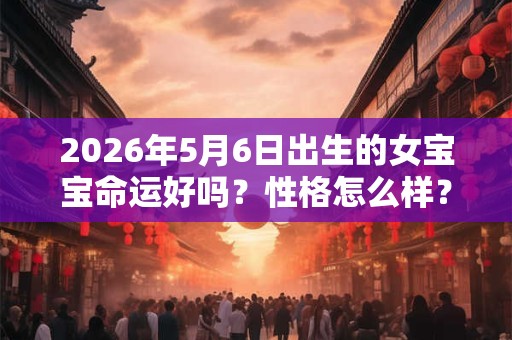 2026年5月6日出生的女宝宝命运好吗?性格怎么样? 2026年5月6日出生的女宝宝命运好吗?性格怎么样?