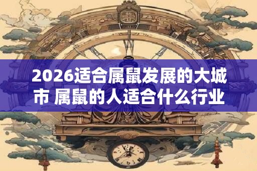 2026适合属鼠发展的大城市 属鼠的人适合什么行业